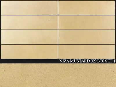 Peronda Niza Mustard 92x370 Set 1 3D model