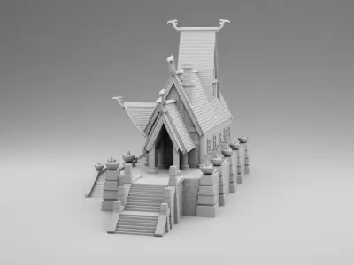 The house leader of the Vikings 3D print model