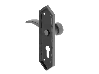 Frelan Wentworth Black Antique Handle 3D model