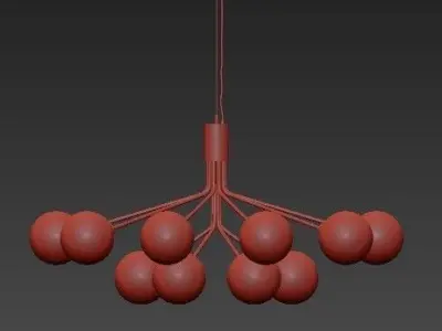 Nuura Apiales 18 Chandelier 3D model