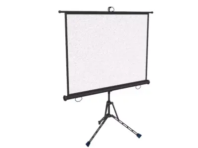Projector Screen 3D model