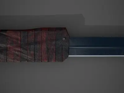 knifes knife with light shining Free 3D print model