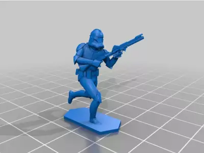 Star Wars Army Men Republic Phase II 3D model