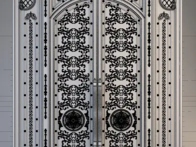 classic door 3D model