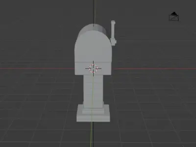 blender 3d mailbox model 3D model