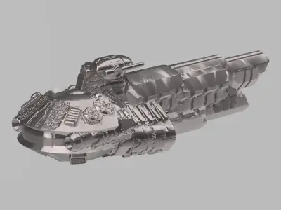 FLEET CORE- 04 FED UNION DESTROYER 3D print model