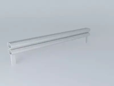 DEFENSE stainless steel bar Free 3D model