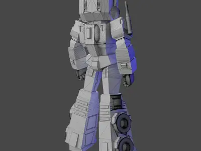 Optimus Prime Sylized-Chibi 3D model