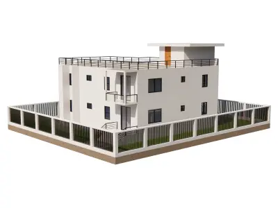Modern House 7 3D model