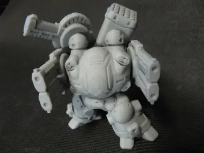 CHIBI-TECH SD - SARV-V GUNPOD       3D print model