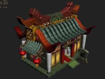 Game Gang Building - Primary Room 3D model