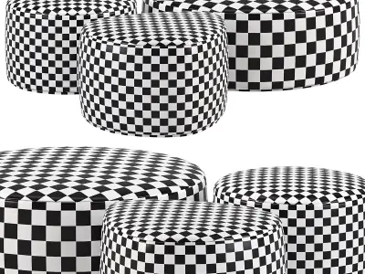 Sumo Pouffe By Bodema 3D model
