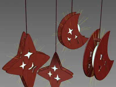 Moon Light Lamp 3D model