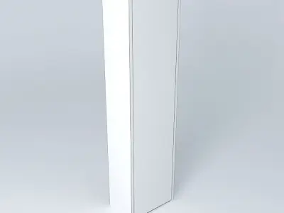 Shelf Cabinet DOORS HREGO 22 6 BRW Milano Oak 3D model