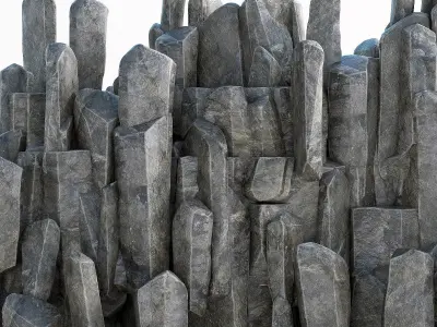 Rock stone collection n4 3D model