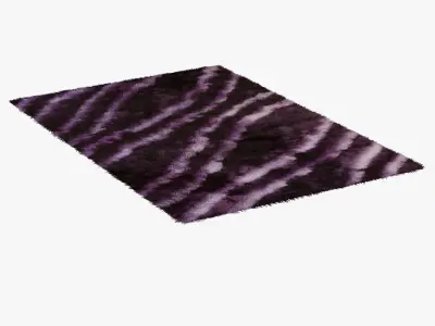 Carpet Rainbow Purple 3D model