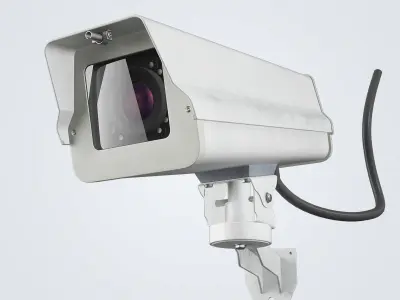 Security Camera Low-poly 3D model