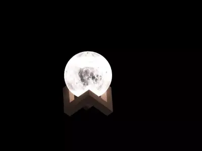 moon table light Free 3D model