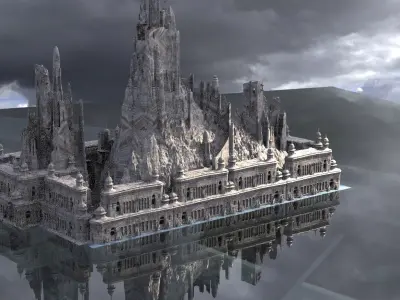 Saracen Fortress Castle 1 3D model