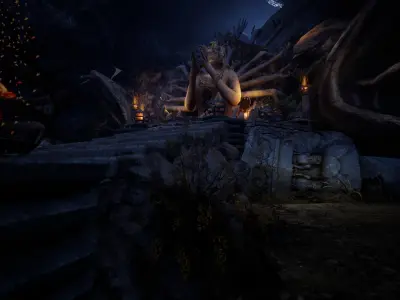 Fantasy Temple 3D Asset Pack  3D model