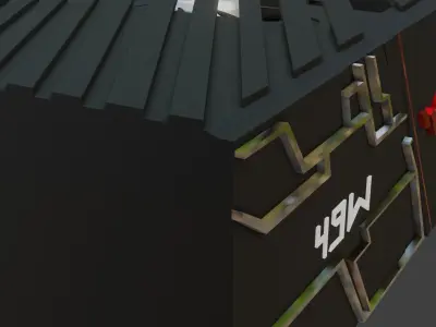 asus game ready battery Free low-poly 3D model