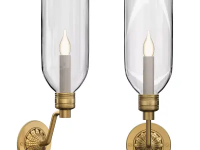 Clandon Storm Wall Light 3D model