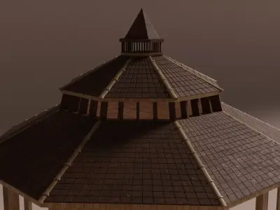 Pergola Gazebo 3D model