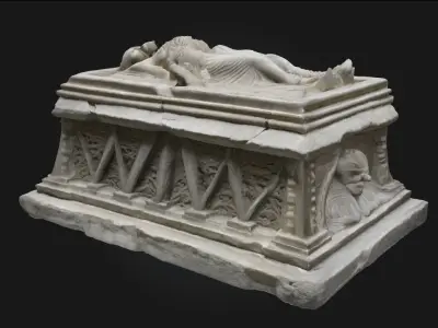 Skeletal Monument  Tribute to Forgotten Souls 3D model