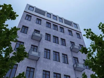 Berlin Street Building NO105 3D model