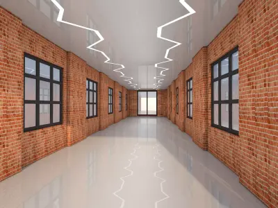 Corridor Interior 3D model