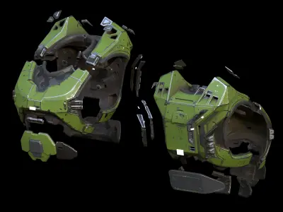 MK V armor only 3d print files 3D print model