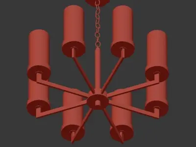 Kelly Wearstler LIAISON ONE TIER Chandelier 7 3D model