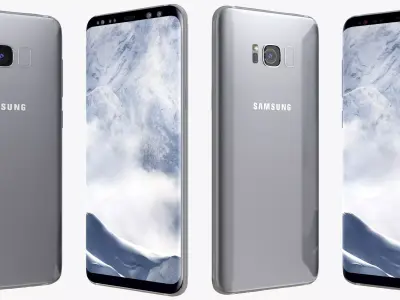 Samsung Galaxy S8 Arctic Silver 3D model