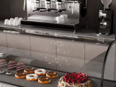 CAFE BAR NO34 A 3D model