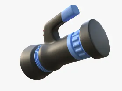 Flashlight 3D model 8