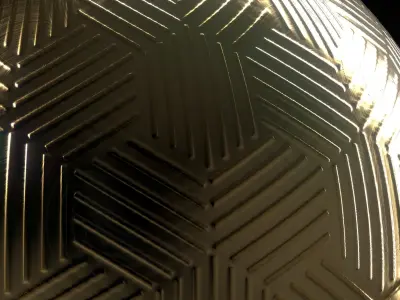 Metal panel Materials 6- Metal panel Pbr 4k Seamless Low-poly 3D model