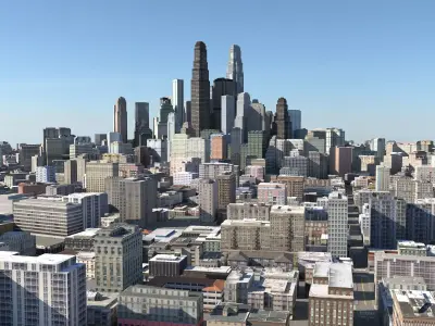City 127 Low-poly 3D model