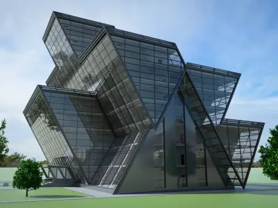 Office building 3D model