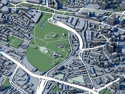 The Istana Singapore Presidential Palace Heritage Building 3D model