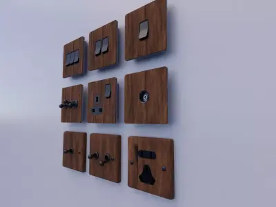 Switch and Outlet Collection-A6 3D model