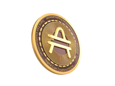 Amp Coin v3 001 3D model