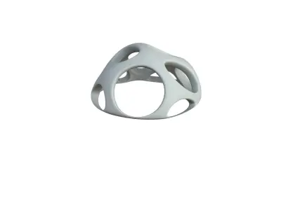 SciFi Cube Object No 55766 Low Poly Shape Low-poly 3D model