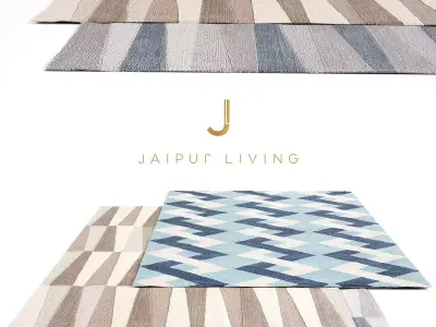 Jaipur Living Rug Set 8 3D model