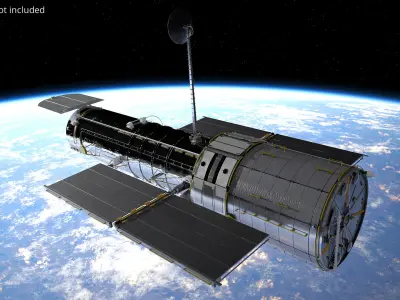  KH-11 Kennan Reconnaissance Satellite Silver 