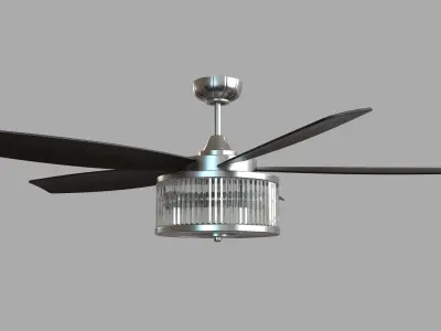 56inch Sura 5 Blade Ceiling Fan 3D model