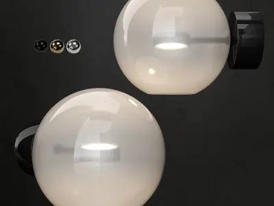 Giopato and Coombes Bolle wall light 1 lamp 3D model