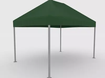 Gazebo Tent 6 250 cm X 350 cm 3D model