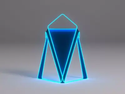 Scifi Podium 3D model