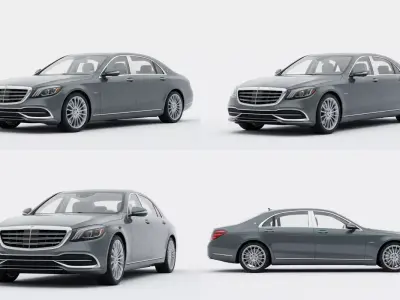 Maybach S650 2019 3D model