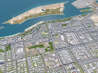  Abu Dhabi 3D City UAE 